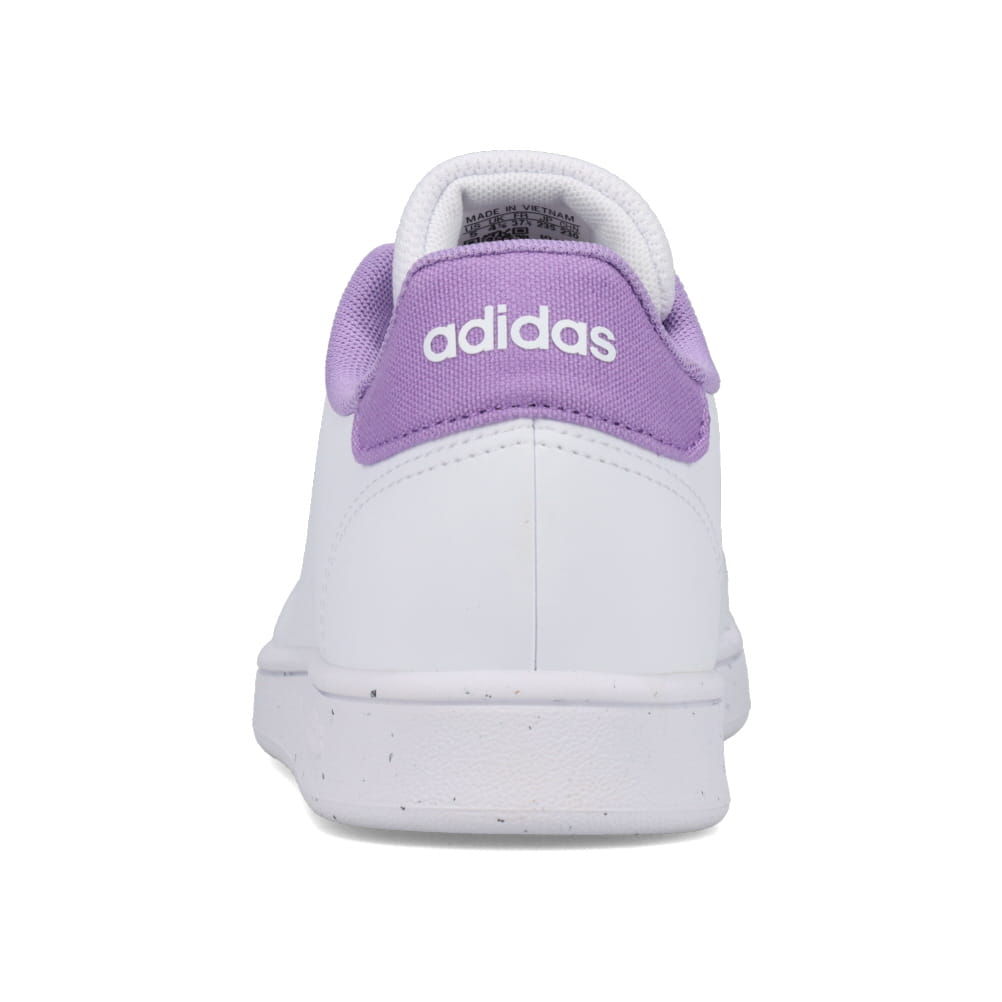 adidas アディダス ADVANCOURT K ホワイト×ホワイト | 靴