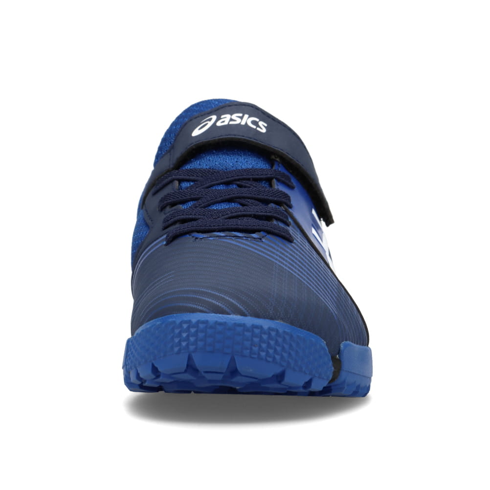 asics アシックス LAZERBEAM FI-MG ブルー×ホワイト キッズ | 靴
