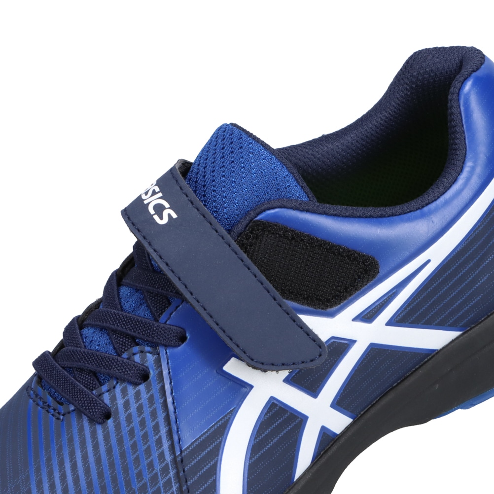 asics アシックス LAZERBEAM FI-MG ブルー×ホワイト キッズ | 靴