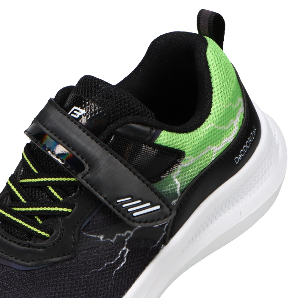 ランニングシューズ（ゴム紐＋ベルト）軽量【19.0cm～24.5cm】