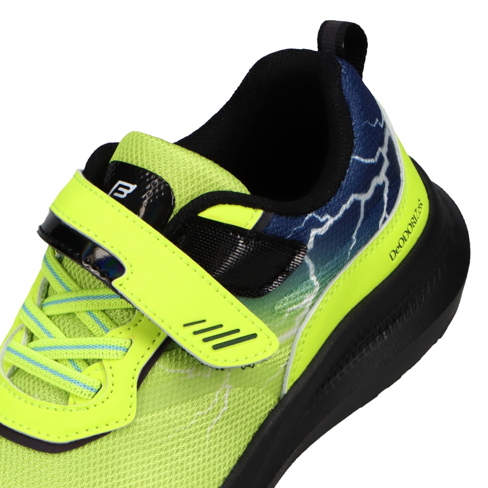 ランニングシューズ（ゴム紐＋ベルト）軽量【19.0cm～24.5cm】