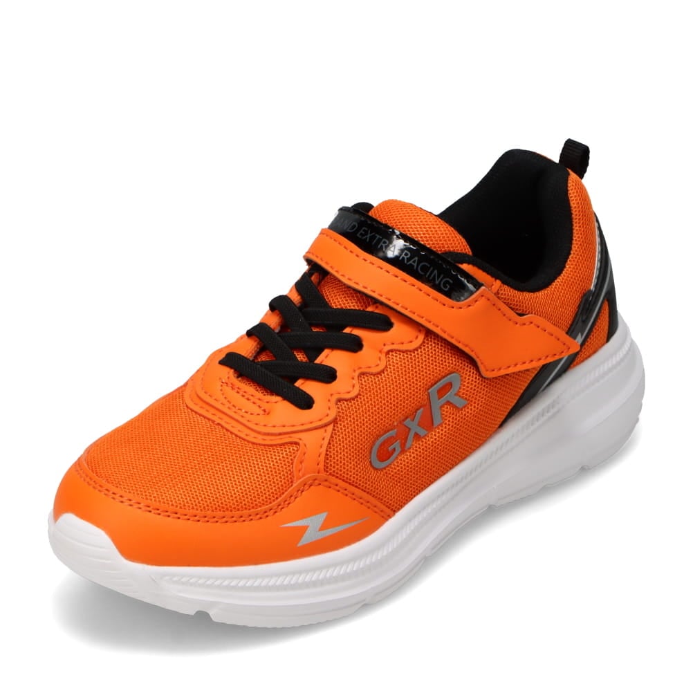 GXR ジーエックスアール ランニングシューズ（ゴム紐＋ベルト）軽量 白