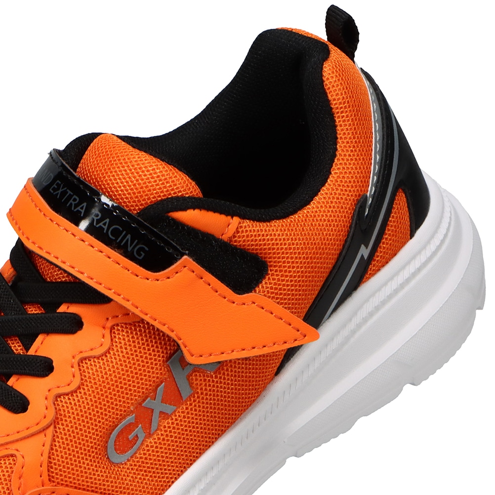 GXR ジーエックスアール ランニングシューズ（ゴム紐＋ベルト）軽量 白