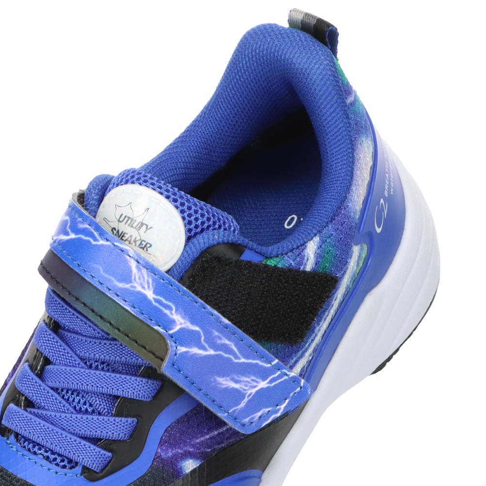 透湿防水ユーティリティスニーカー（ゴム紐＋ベルト）防水【19.0cm～24.0cm】