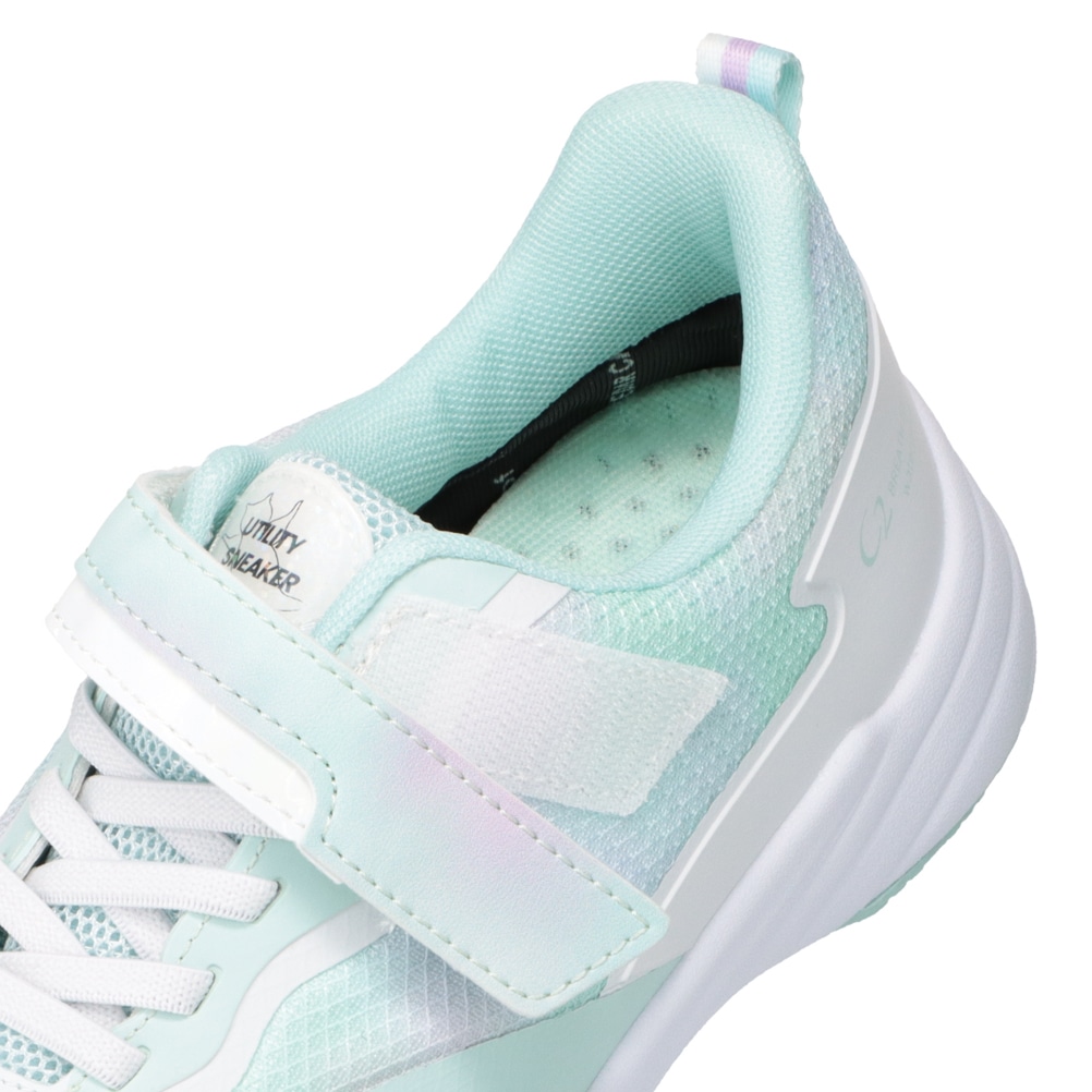 透湿防水ユーティリティスニーカー（ゴム紐＋ベルト）防水【19.0cm～24.0cm】