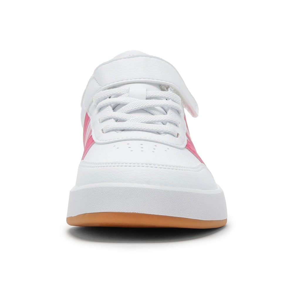 adidas アディダス CORE BREAK 3.0 EL C ホワイト×ピンク キッズ