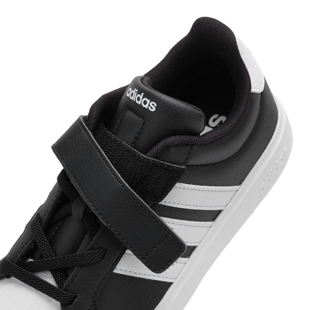 adidas アディダス STREETTALK EL C ブラック×ホワイト キッズ | 靴