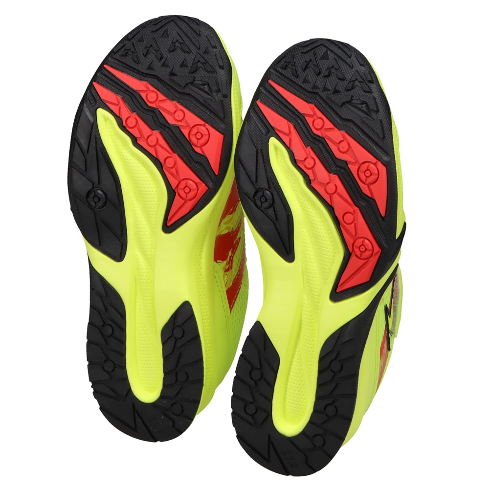 瞬足 シュンソク 防水スポーツスニーカー イエロー キッズ | 靴