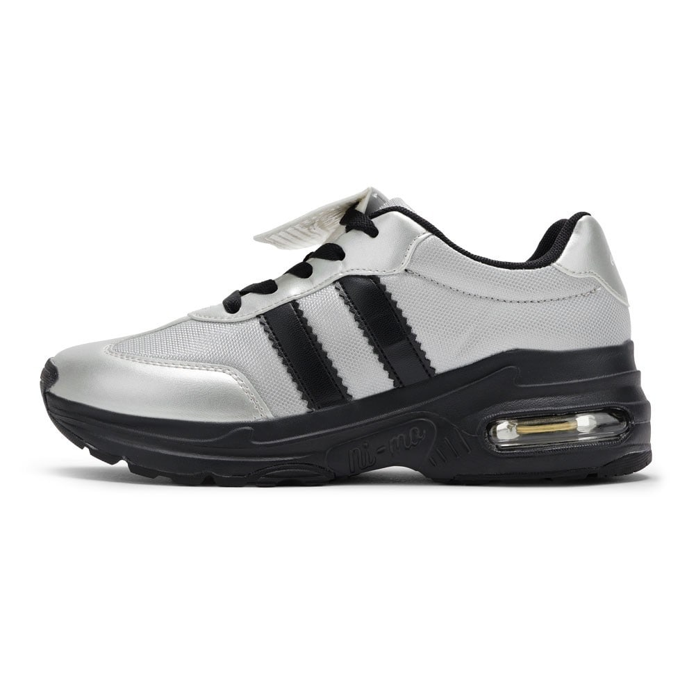 Ni-mo ニーモ シュータン付き2WAYスニーカー シルバー キッズ | 靴