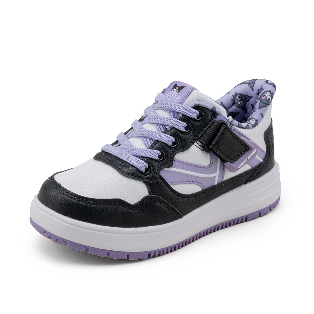 【KUROMI｜クロミ】スパットシューズ × サンリオキャラクターズ（コートタイプ）手を使わずに履ける【19.0cm～24.0cm】