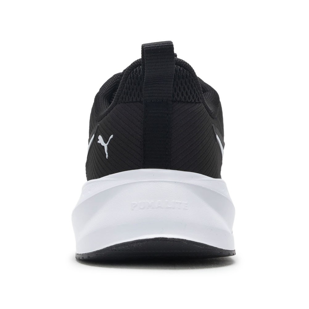 PUMA プーマ フライヤー LITE 4 JR ブラック×ホワイト キッズ | 靴