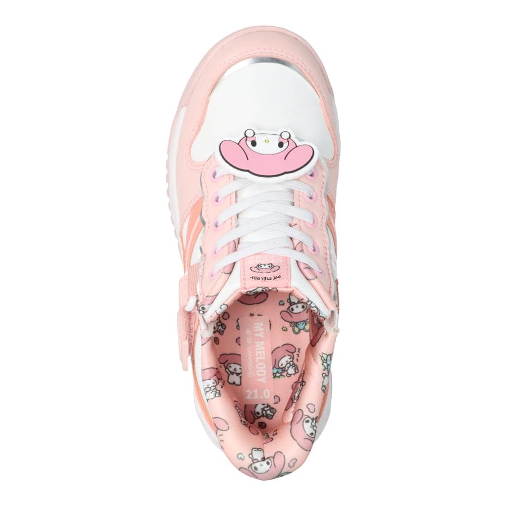 【MY MELODY｜マイメロディ】スパットシューズ × サンリオキャラクターズ（コートタイプ）手を使わずに履ける【17.0cm～23.0cm】