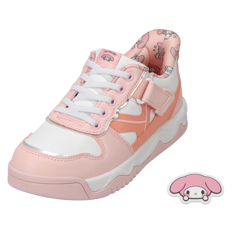 【MY MELODY｜マイメロディ】スパットシューズ × サンリオキャラクターズ（コートタイプ）手を使わずに履ける【17.0cm～23.0cm】