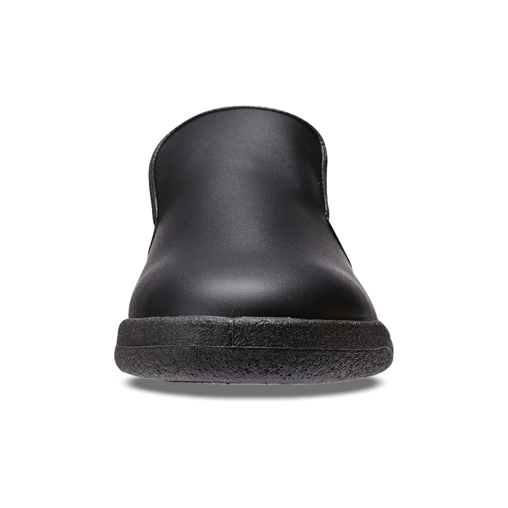 クッキングメイト 耐油防水スリッポンシューズ レディース ブラック