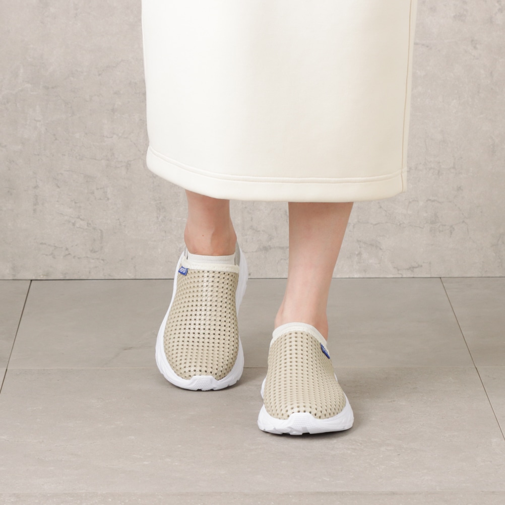 PEPSI ペプシ カジュアルスリッポン ベージュ レディース | 靴