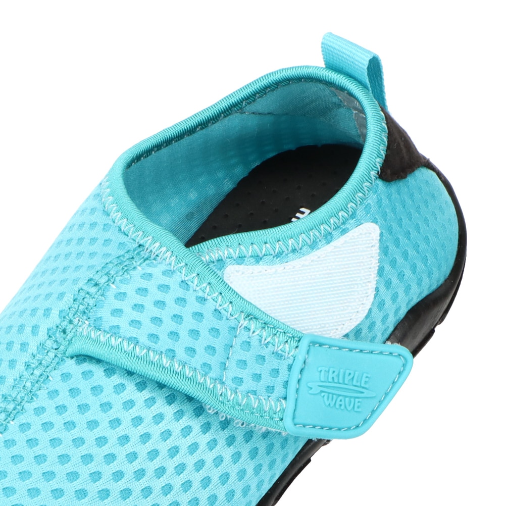 ウォータープルーフ3本セット TRIPLE WAVE トリプルウェーブ アクアシューズ ブルー キッズ