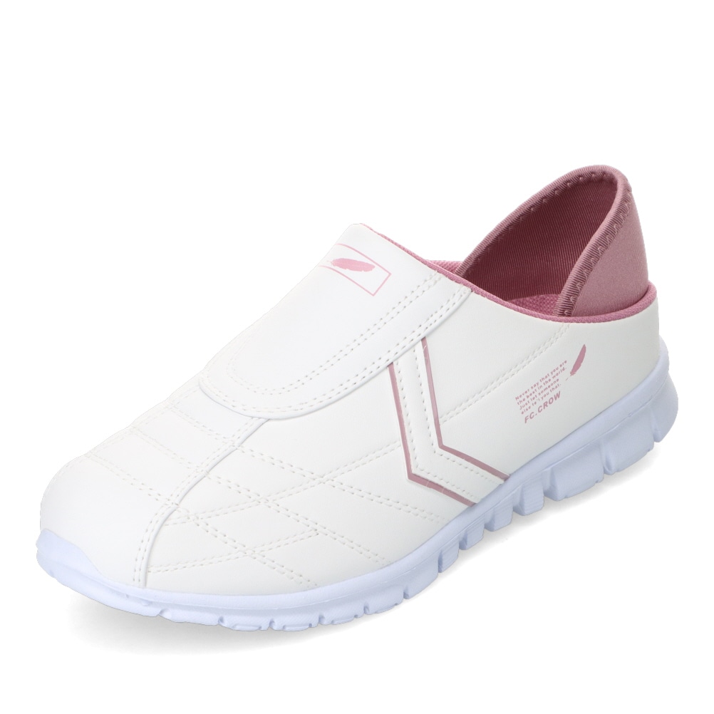 クーです。 FC.CROW エフシークロウ キックバックスニーカー ホワイト×レッド