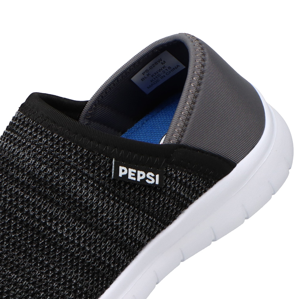 PEPSI ペプシ スリッポンスニーカー ブラック レディース | 靴