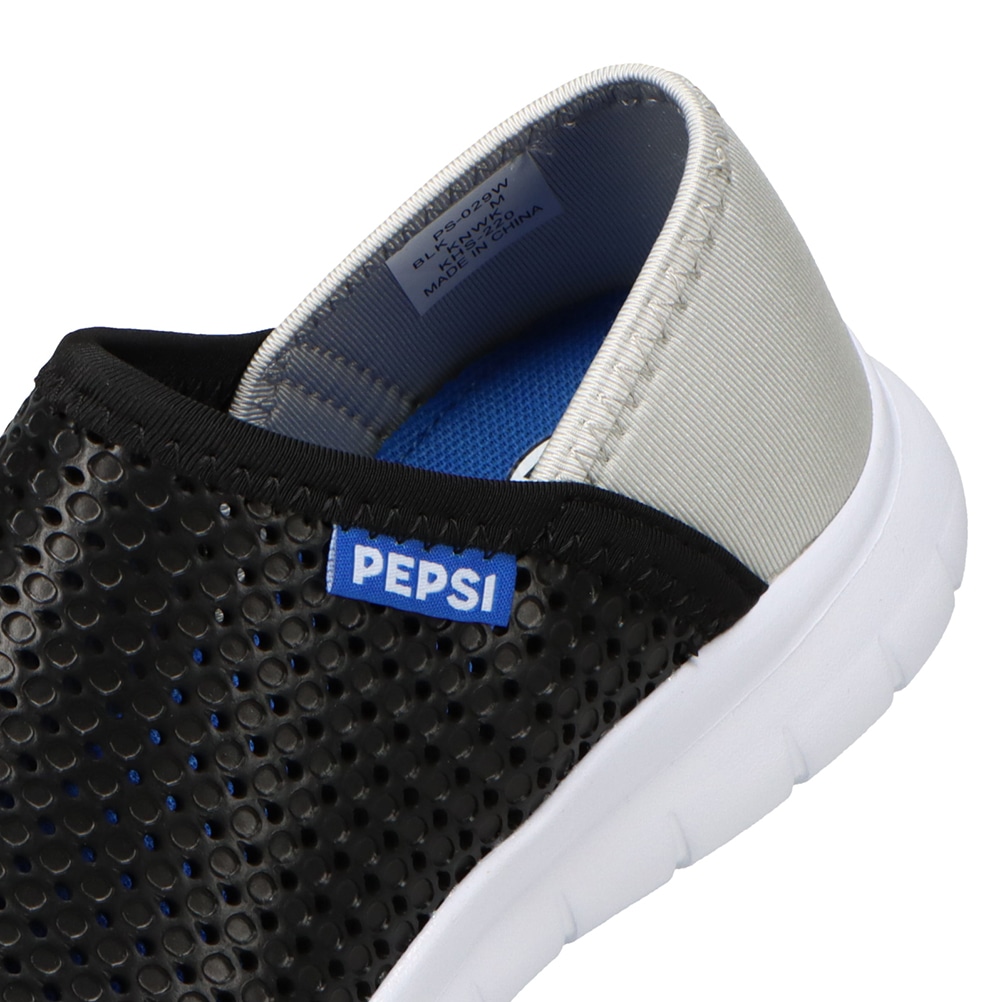 PEPSI ペプシ スリッポンスニーカー ブラック レディース | 靴
