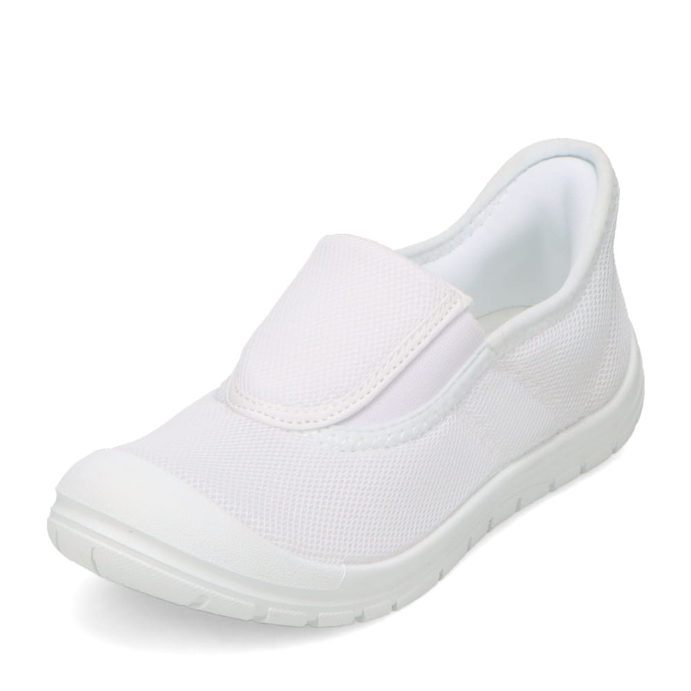 スパットシューズ＜上履き＞（スリッポンタイプ）メッシュ素材 幅広 3E 手を使わずに履ける【18.0cm～26.0cm】