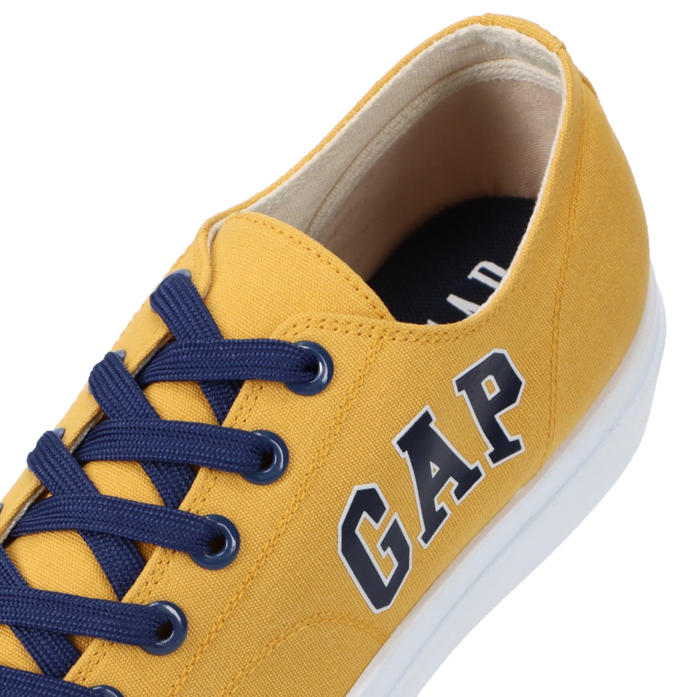 GAP ギャップ ビッグロゴキャンバススニーカー メンズ イエロー