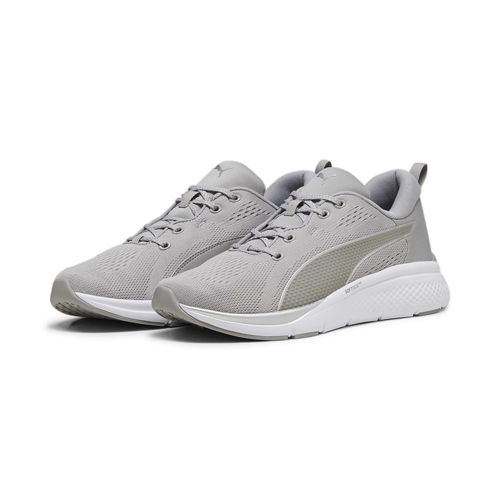 PUMA プーマ SOFTRIDE PRO エコー メンズ グレー×ホワイト | 靴
