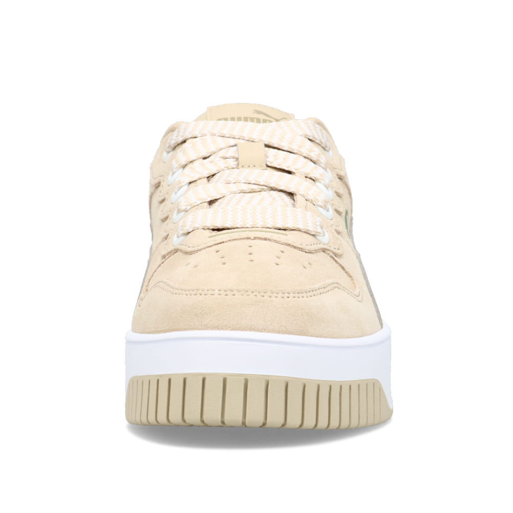 PUMA（プーマ）キャリーナ　ストリート　ティックレース　24.0　ベージュ PUMA プーマ キャリーナ ストリート ティック レース レディース