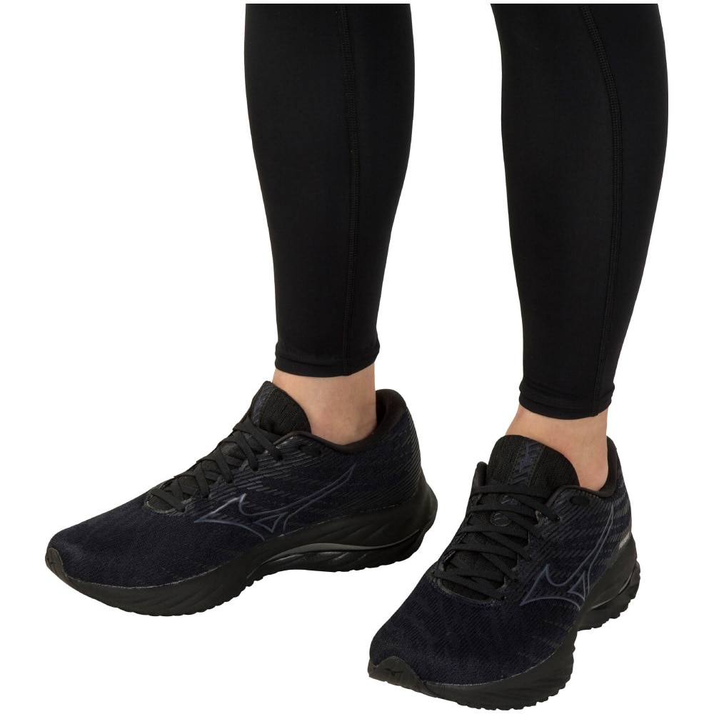 MIZUNO ミズノ WAVE RIDER 26 SW メンズ ブラック×ブラック | 靴