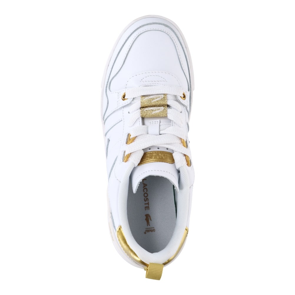 LACOSTE ラコステ L002 123 3 CFA レディース ホワイト×ゴールド | 靴