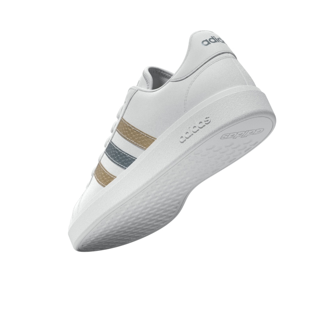 adidas アディダス GRANDCOURT BASE レディース ホワイト×グレー | 靴