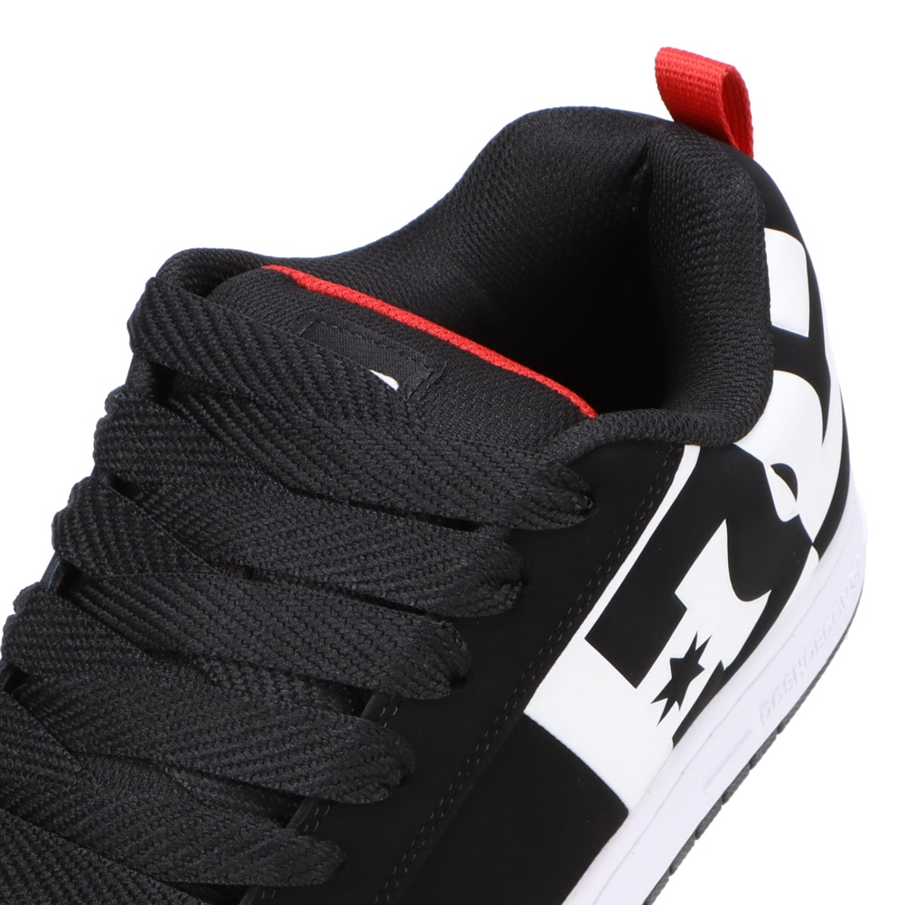 DC ディーシー COURT GRAFFIK SQ メンズ ブラック×ホワイト | 靴