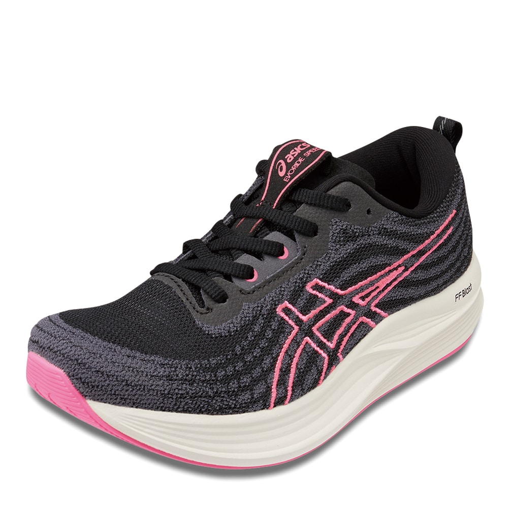 asics アシックス EvoRide SPEED レディース ブラック×ピンク
