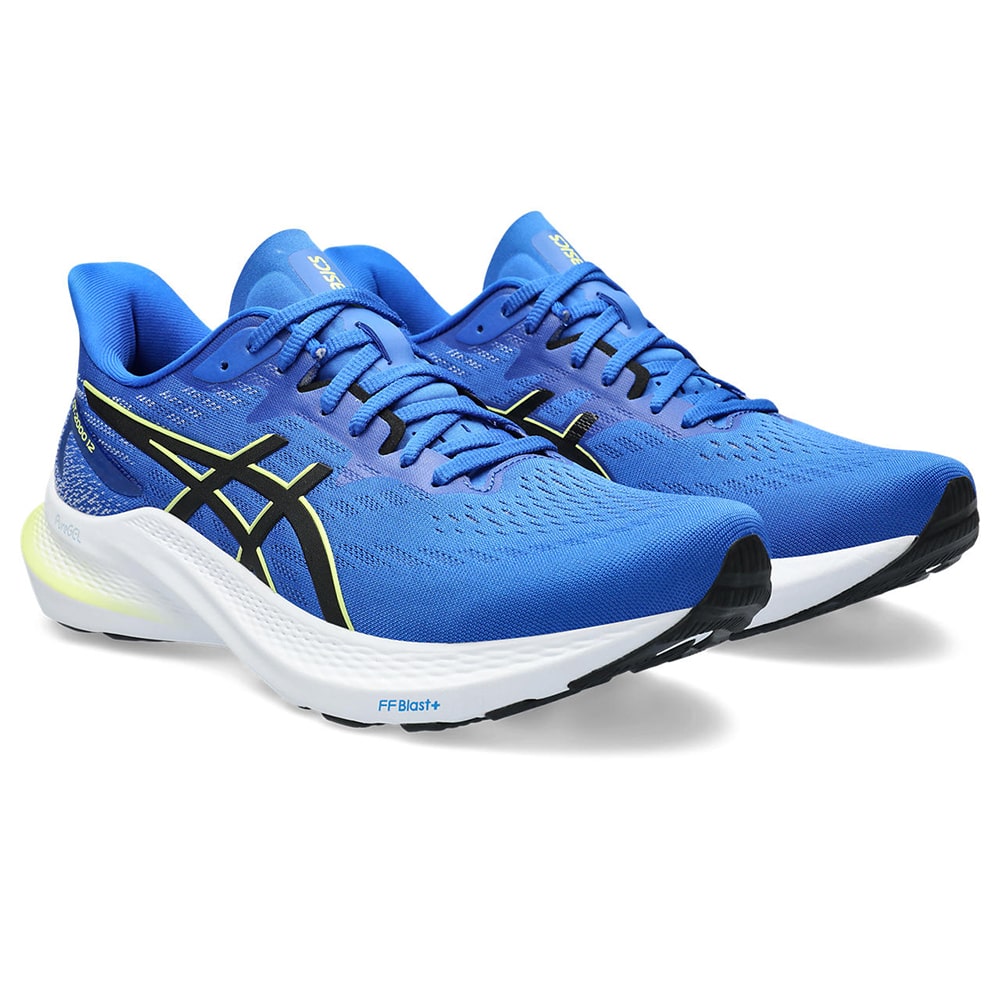 asics アシックス GT-2000 12 メンズ ブルー×ブラック | 靴