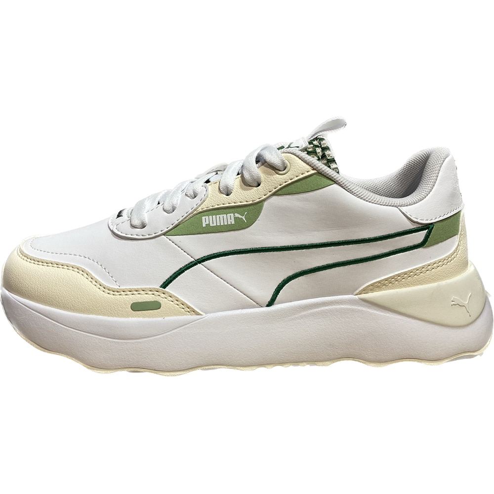 PUMA プラットフォーム厚底スニーカー ホワイト/グリーン　23.0 楽天市場】25%off 送料無料 プーマ レディース 厚底 スニーカー