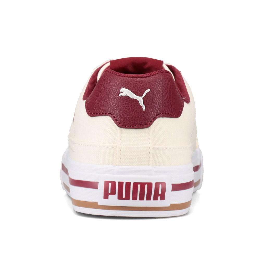 PUMA プーマ コート クラシック バルク ホワイト×レッド