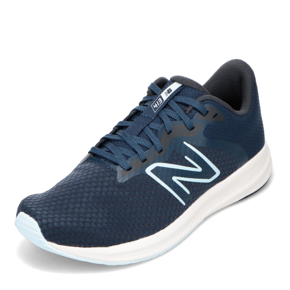 新品 New Balance スポーツシューズ グレー/ネイビー 24.0 new balance ニューバランス W413NB2 レディース ネイビー×グレー | 靴