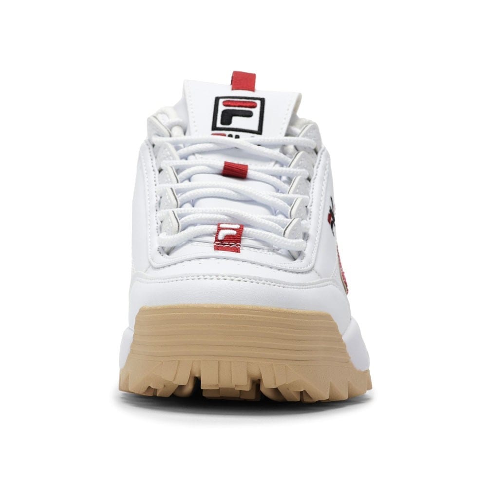 FILA フィラ DISRUPTOR II WA ホワイト×レッド レディース | 靴