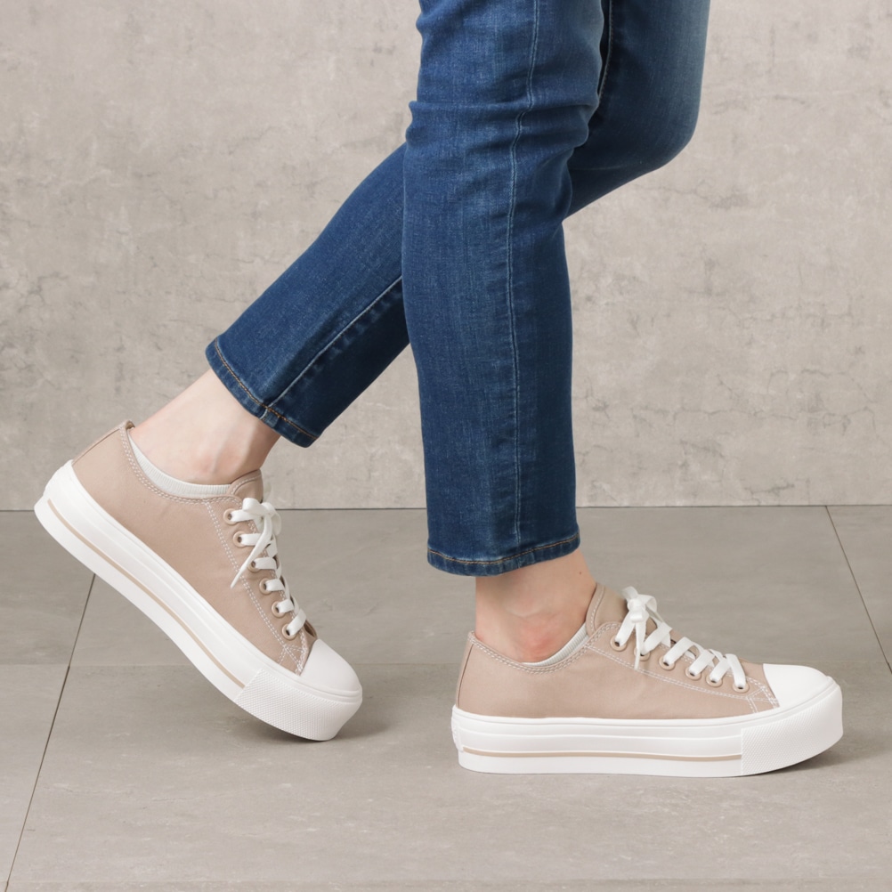 エコ 軽量キャンバススニーカー