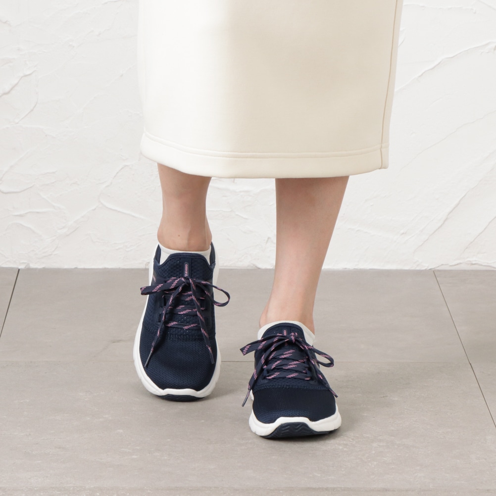 CEDAR CREST セダークレスト キックバックスニーカー ネイビー