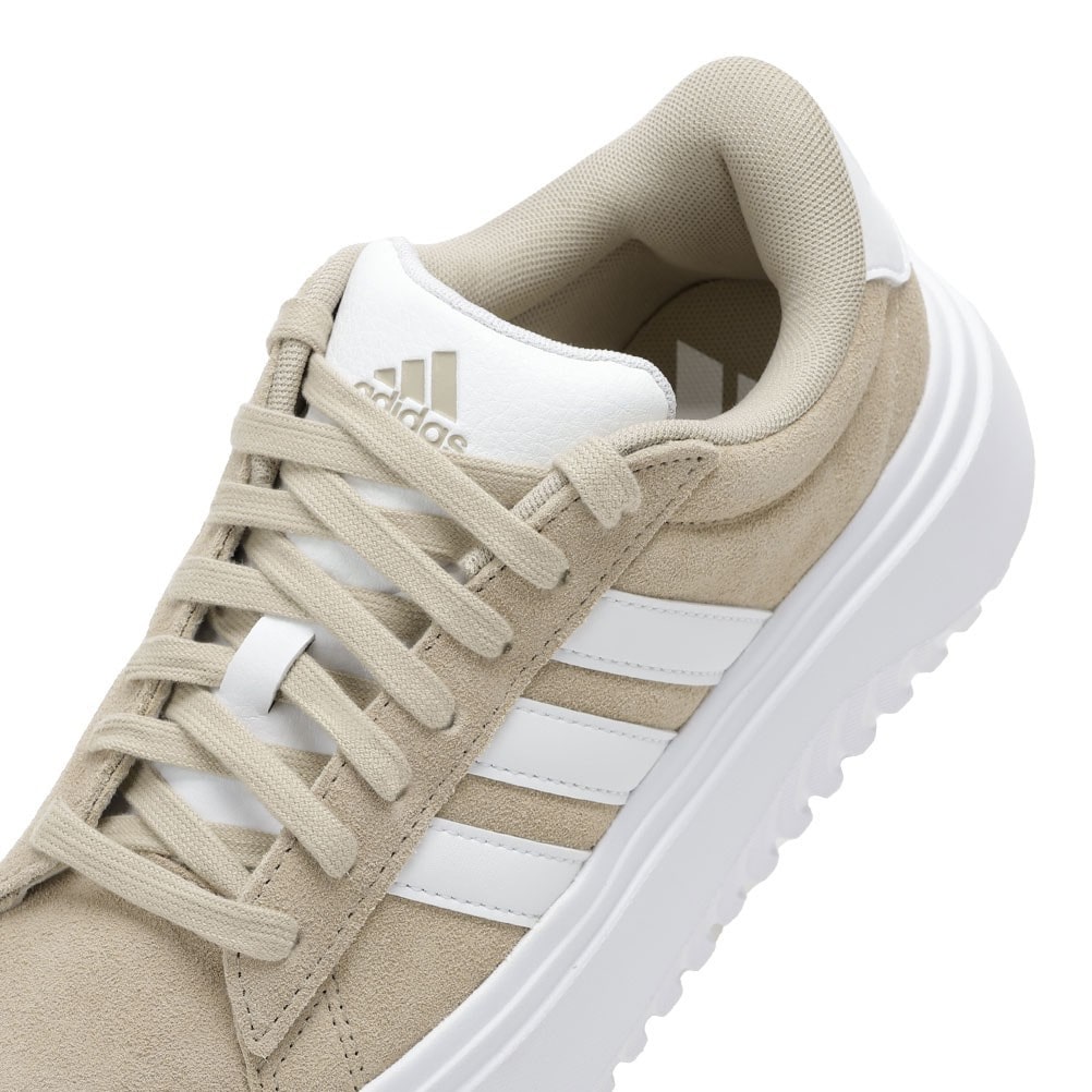 adidas アディダス GRANDCOURT PF SUEDE レディース ベージュ