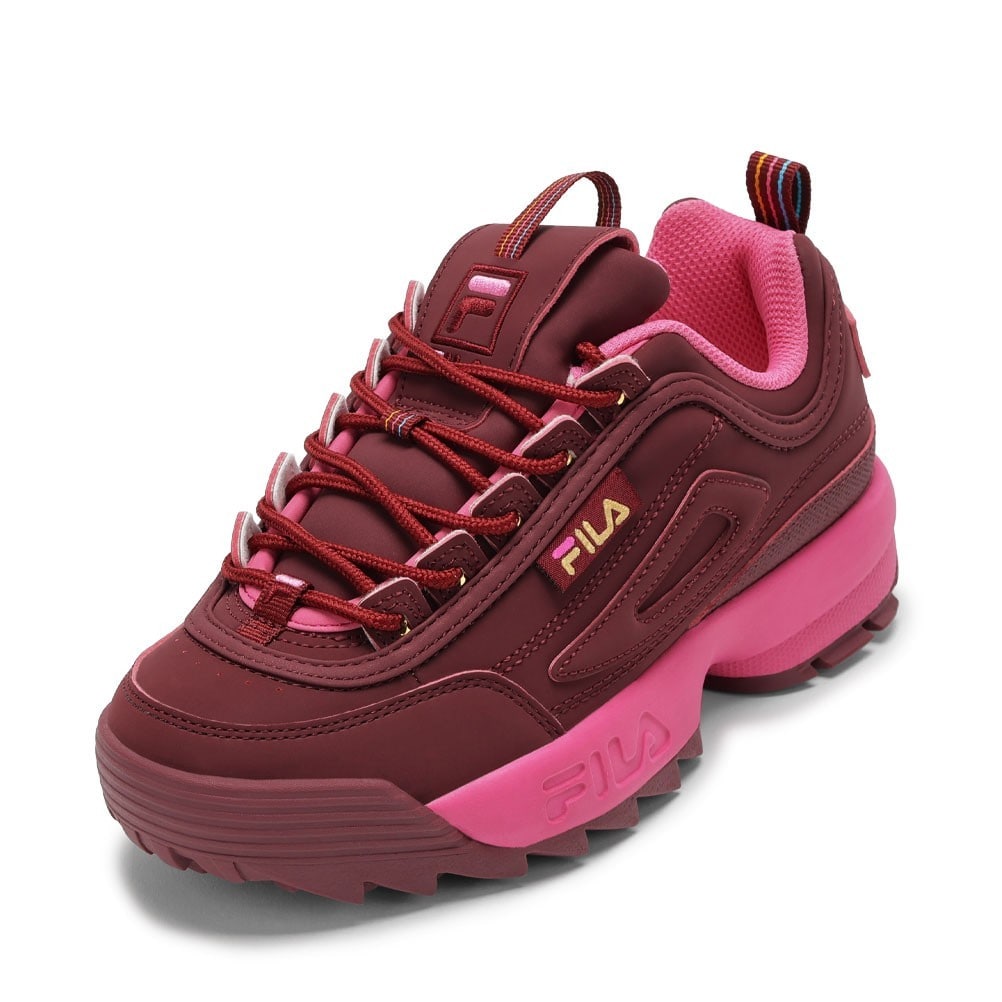 FILA フィラ DISRUPTOR II X TIROL バーガンディー レディース | 靴