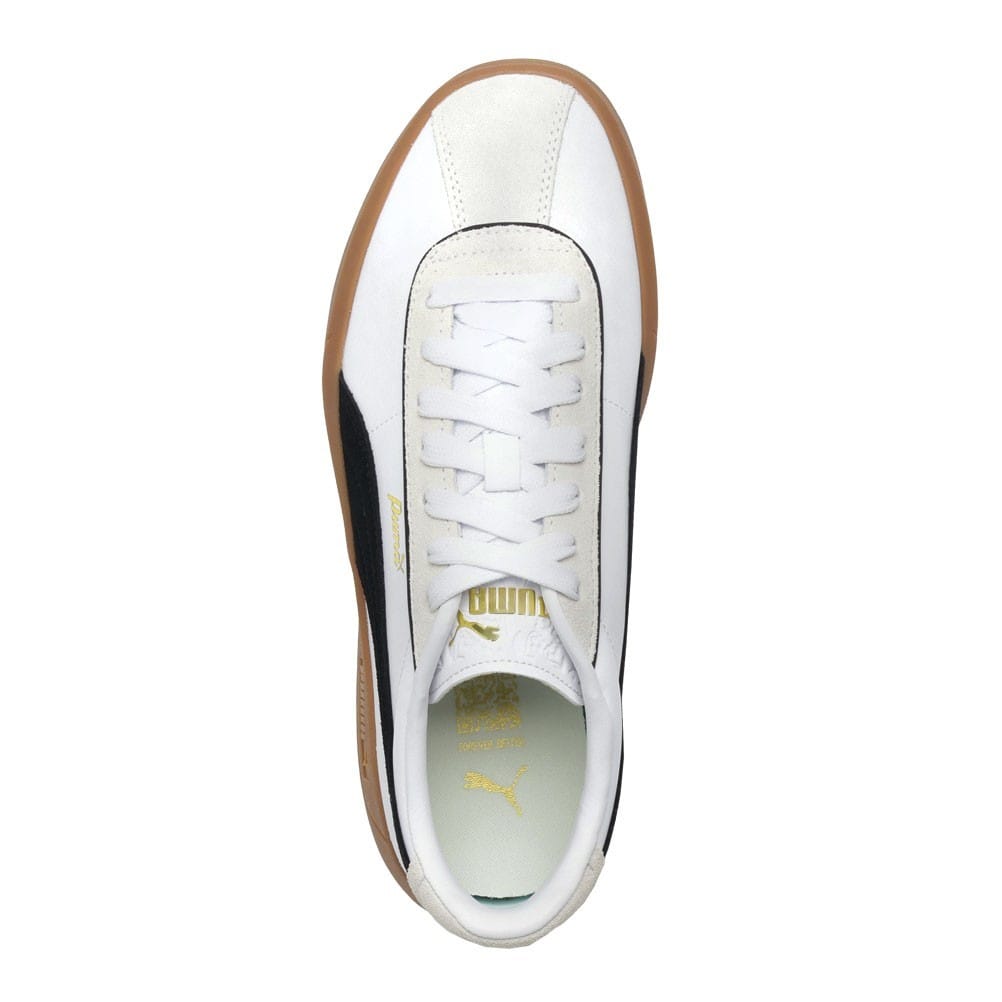 PUMA プーマ PUMA CLUB クラシカ ホワイト×ブラウン レディース