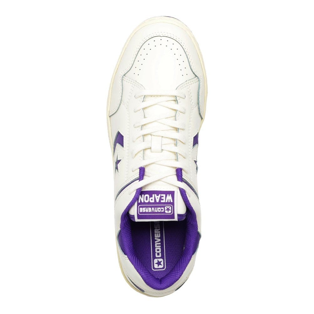 CONVERSE コンバース WEAPON CC OX ホワイト×パープル メンズ