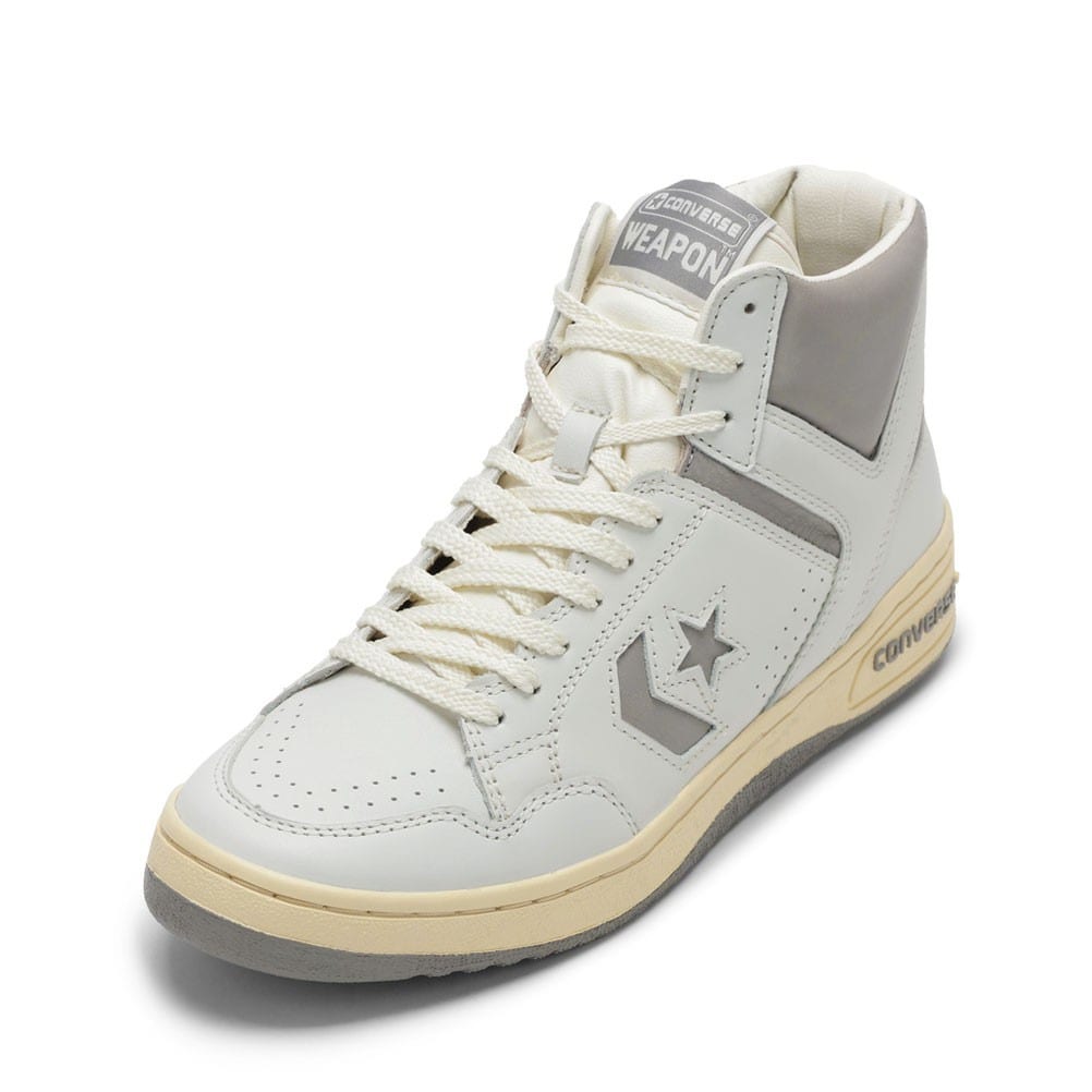 CONVERSE コンバース WEAPON VTG HI ホワイト×グレー メンズ | 靴