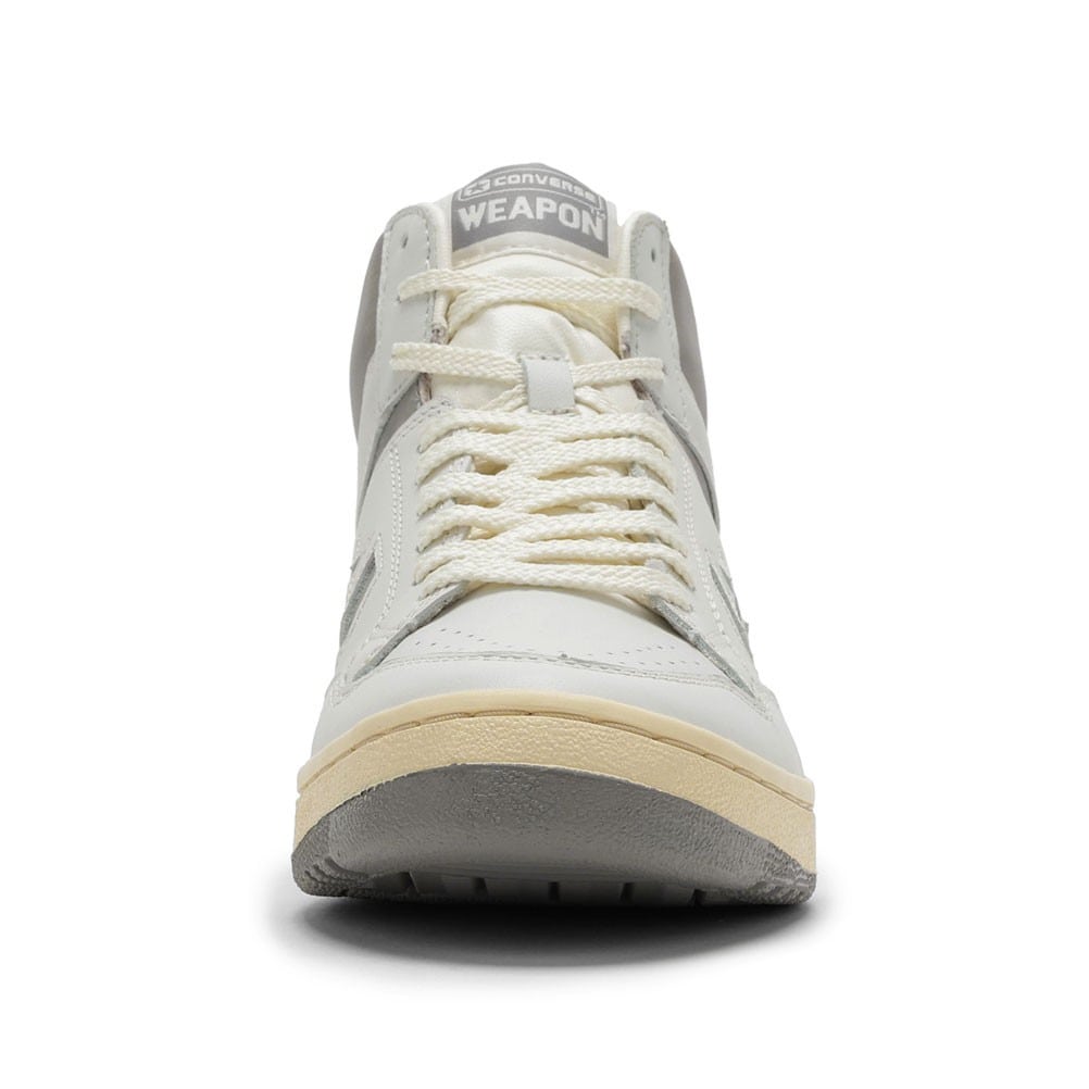 CONVERSE コンバース WEAPON VTG HI ホワイト×グレー メンズ | 靴