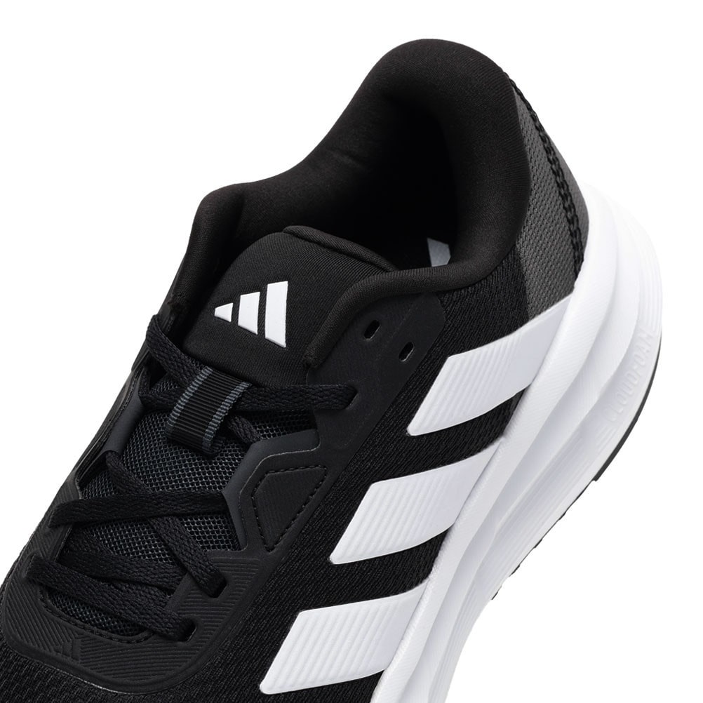 adidas アディダス GALAXY 7 M ブラック×ホワイト メンズ | 靴