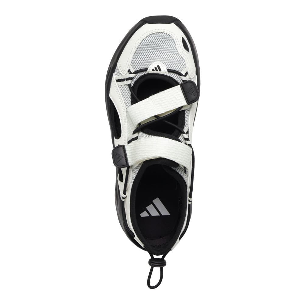 adidas アディダス OZWAVE SANDAL ホワイト×ブラック レディース | 靴
