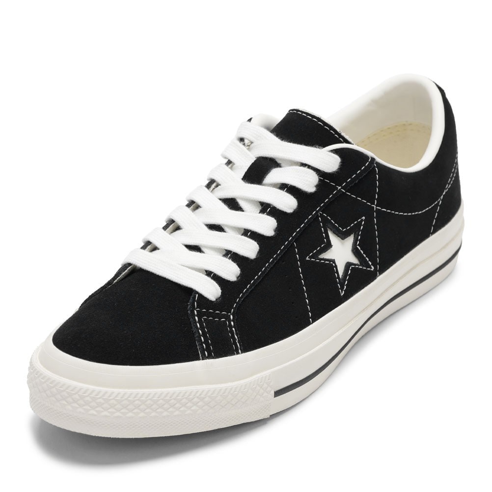 ちゅうこん CONVERSE コンバース ONE STAR SUEDE ブラック メンズ | 靴（シューズ