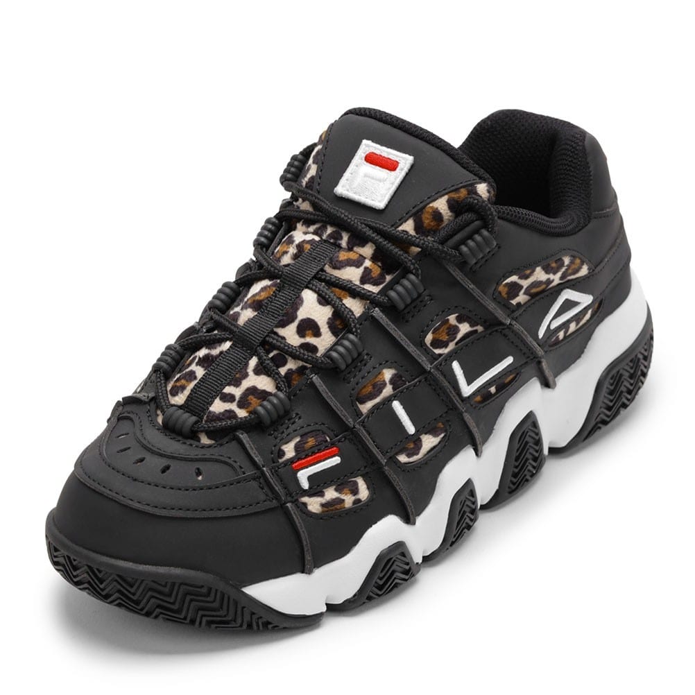 FILA フィラ BARRICADE LP ブラック×レオパード柄 メンズ | 靴