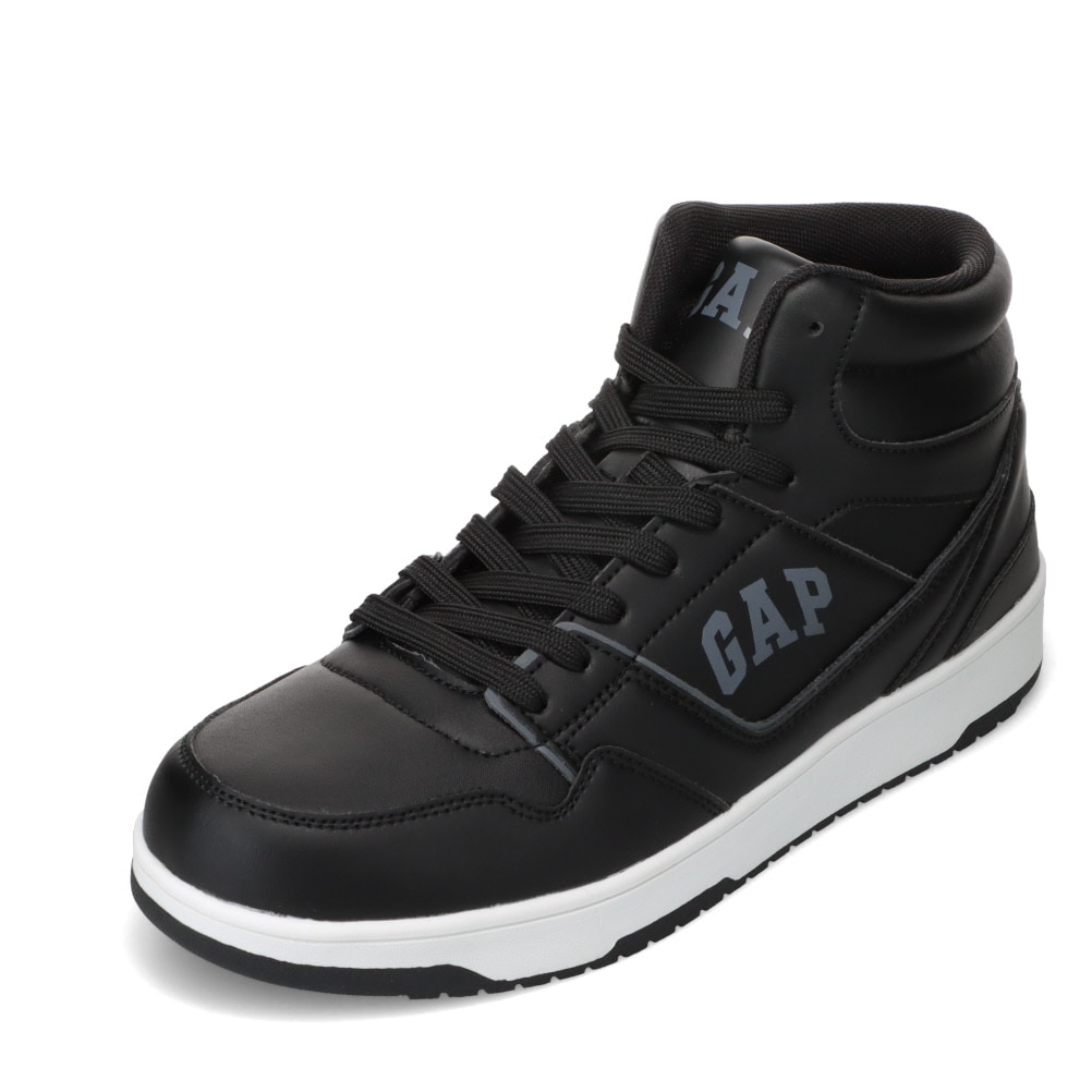 GAP ギャップ 防水ハイカットスニーカー ブラック×グレー レディース